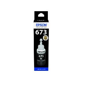  673 - C13T67314A, EPSON, Ink, Black ink bottle 70ml..