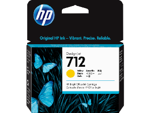  712, HP, Ink Cartridge, 3ED69A 29ml, Yellow.