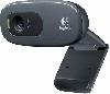  C270, Logitech, Webcam, HD 720p/30fps, pixel: 0.9, 55°,  USB	BLACK 1.5 m.