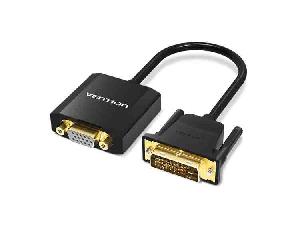 EBBBB, VENTION  DVI to VGA Converter 0.15M Black Metal Type