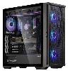 Zalman PC case Z10 Plus without PSU, 2xUSB3.0, 1xUSB Type-C, 3x140mm ARGB, 1x120mm ARGB, VGA 395mm, LCS ready, TG Side Panel,