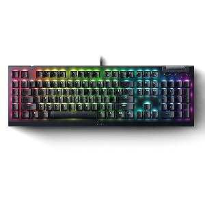  BlackWidow V4 X, RAZER, Keyboard, mechanical 110key, Yellow Switch, USB-A, EN, RGB, black.