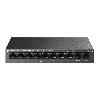  LS1210P, TPLINK, 8-Port 10/100Mbps+2-Port Gigabit Desktop Switch with 8-Port PoE+.