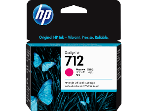 3ED68A HP 712 29ml Magenta Ink Cartridge