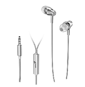  HS-M360, Genius, Earphone, In-Ear, In-line control, 3.5 mm jack, Mic, 1.1 m, Silver.