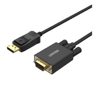  Y-5118F, UNITEK, Cable, 1.8m Display Port Male to VGA Male Adapter.