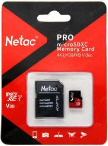  P500 Extreme Pro, NETAC, Memory Card, 128GB MicroSDXC 128GB V30/A1/C10 up to 100MB.