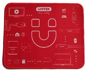 Smile, UNITEK, Mouse Pad, Red.