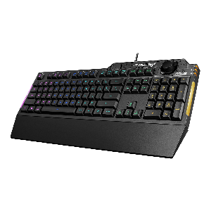 ASUS Gaming Keyboard RA04 TUF GAMING K1/RU, 5-zone Aura Sync RGB, USB 1.8m 90MP01X0-BKRA00 