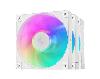  FD12 ARGB WH 3 IN 1, DEEPCOOL, Fan, 120mm, PWM 400~2050RPM, 63.6CFM, ≤26.9 dB, 4+3-pin, ARGB, White.