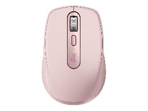  MX Anywhere 3S, Logitech, Mouse, ROSE - wireless - Bluetooth  2.4GHZ/BT, DPI: 200-8000, L910-006931.