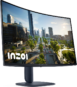 Alienware AW3225DM, DELL, Monitor, Curved 31.5" QHD 2K 2560 x 1440 180Hz, VA, 1ms, 16:9,  178°/178°, 400 cd/m2, 3,000:1, 2xHD