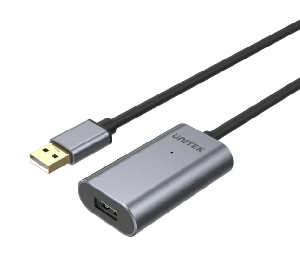  Y-274, UNITEK, Cable, 20M USB 2.0 Aluminium Extension Cable.