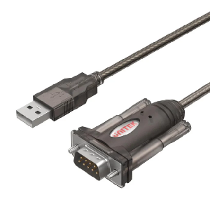  Y-105, UNITEK, USB Adapter, 1.5M, USB to RS232 Serial Adapter , Black.