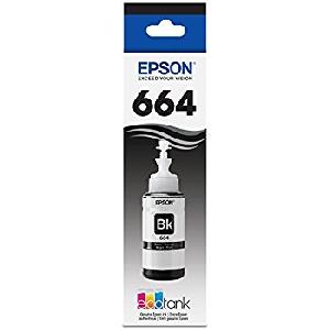  664 - C13T66414A,, EPSON, Ink, Black Bottle 70ml, 6,000 pages.