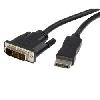  Y-5118BA, UNITEK, Cable, 1.8M DisplayPort to DVI Male Cable.