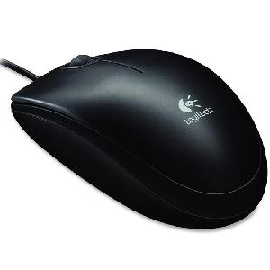  B100, Logitech, Mouse, USB 1,8m, 1000dpi, 3 Button, 90gr, Black,.