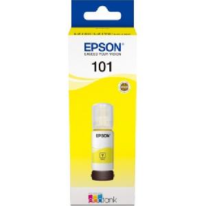  101 - C13T03V44A , EPSON, Ink, Yellow Ink Bottle 70ml, 6,000 pages.