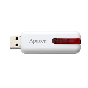  AH326, Apacer , Flash Memory, 32GB, USB 2.0, White.