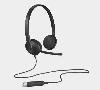  H340, Logitech, Headset, Noise-Cancelling Mic, USB 1.8 m, Black.