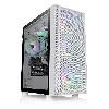  H570 TG ARGB Snow, THERMALTAKE, CASE, White, E-ATX, 120x3 ARGB Fans, AIO 360mm, air 160mm, GPU 375mm, 2x3.5”, USB 3.0x2, Aud