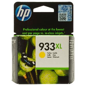  933XL, HP, Ink Cartridge, Yellow (High Yield).