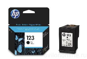  123, HP, Ink Cartridge,  Black.