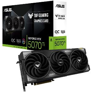 TUF RTX5070TI-O16G-GAMING, ASUS, Ggraphics Card, GeForce RTX 5070 TI 16GB GDDR7 OC, 2xHDMI, 3x DP,  256-bit, 850W.