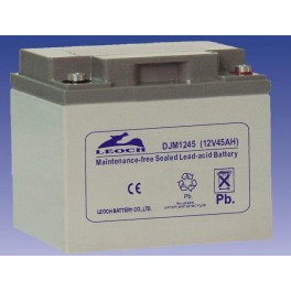  LP12-45, LEOCH, Rechargeable Battery, (12V45AH) 197*165*170*170MM T6.